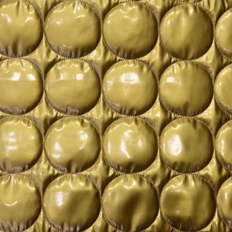 Gold Padded Patent Leather - Ribes y Casals