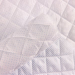 Quilted Cotton Polka Dots-Light Blue Stripes - Ribes y Casals