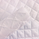 Quilted Cotton Polka Dots-Light Blue Stripes - Ribes y Casals