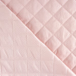 Quilted Cotton Polka Dots-Pink Stripes - Ribes y Casals