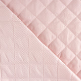 Quilted Cotton Polka Dots-Pink Stripes - Ribes y Casals