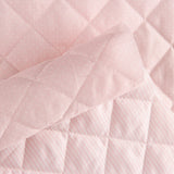 Quilted Cotton Polka Dots-Pink Stripes - Ribes y Casals