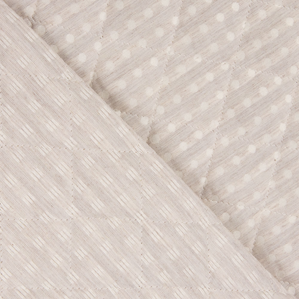 Quilted Jacquard Beige - Ribes y Casals