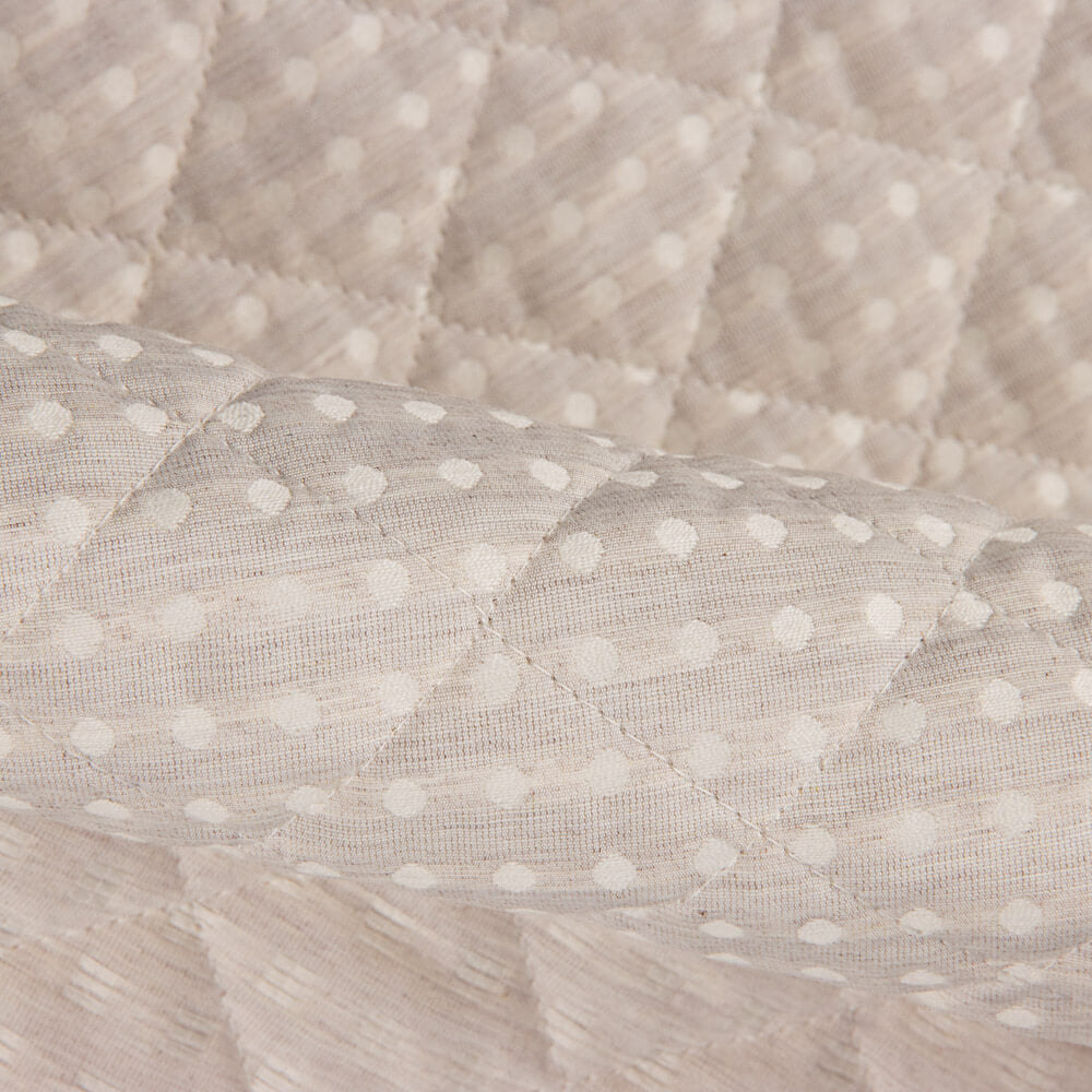 Quilted Jacquard Beige - Ribes y Casals