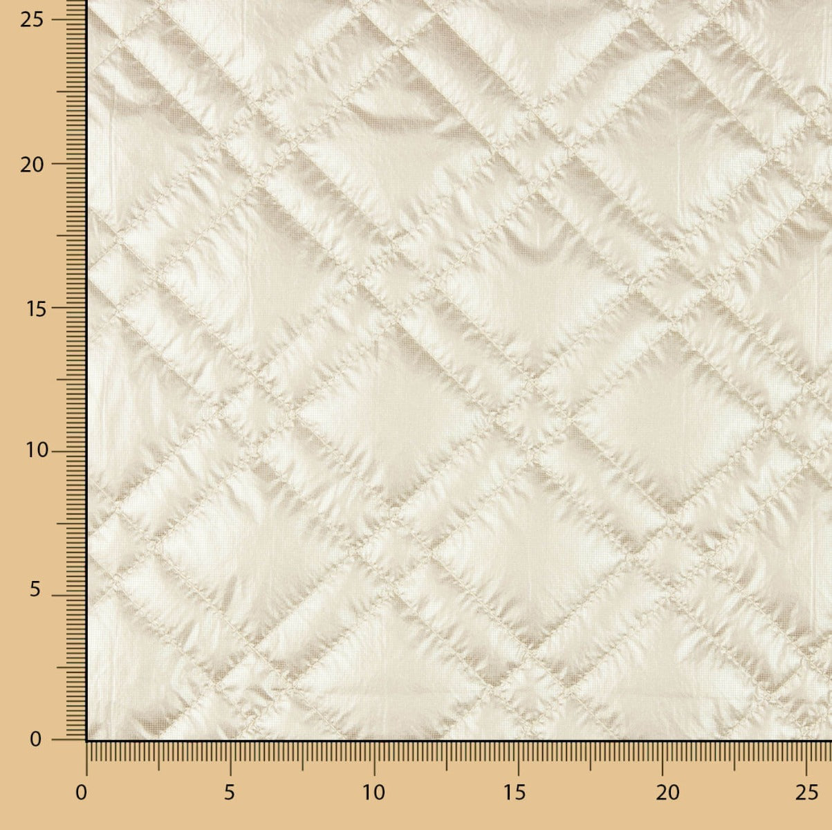 Beige Water-Repellent Quilted Fabric - Ribes y Casals