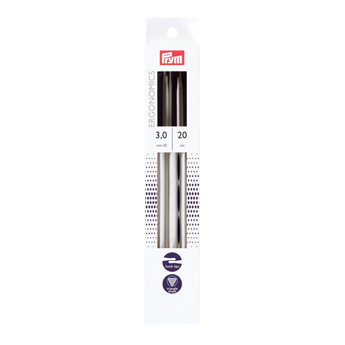 Prym - Ergonomic Double Tip Needles 3 mm. 194202 - Ribes y Casals
