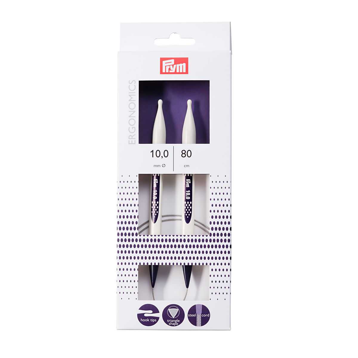 Prym - Ergonomic Knitting Needles 10 mm 215813 - Ribes y Casals