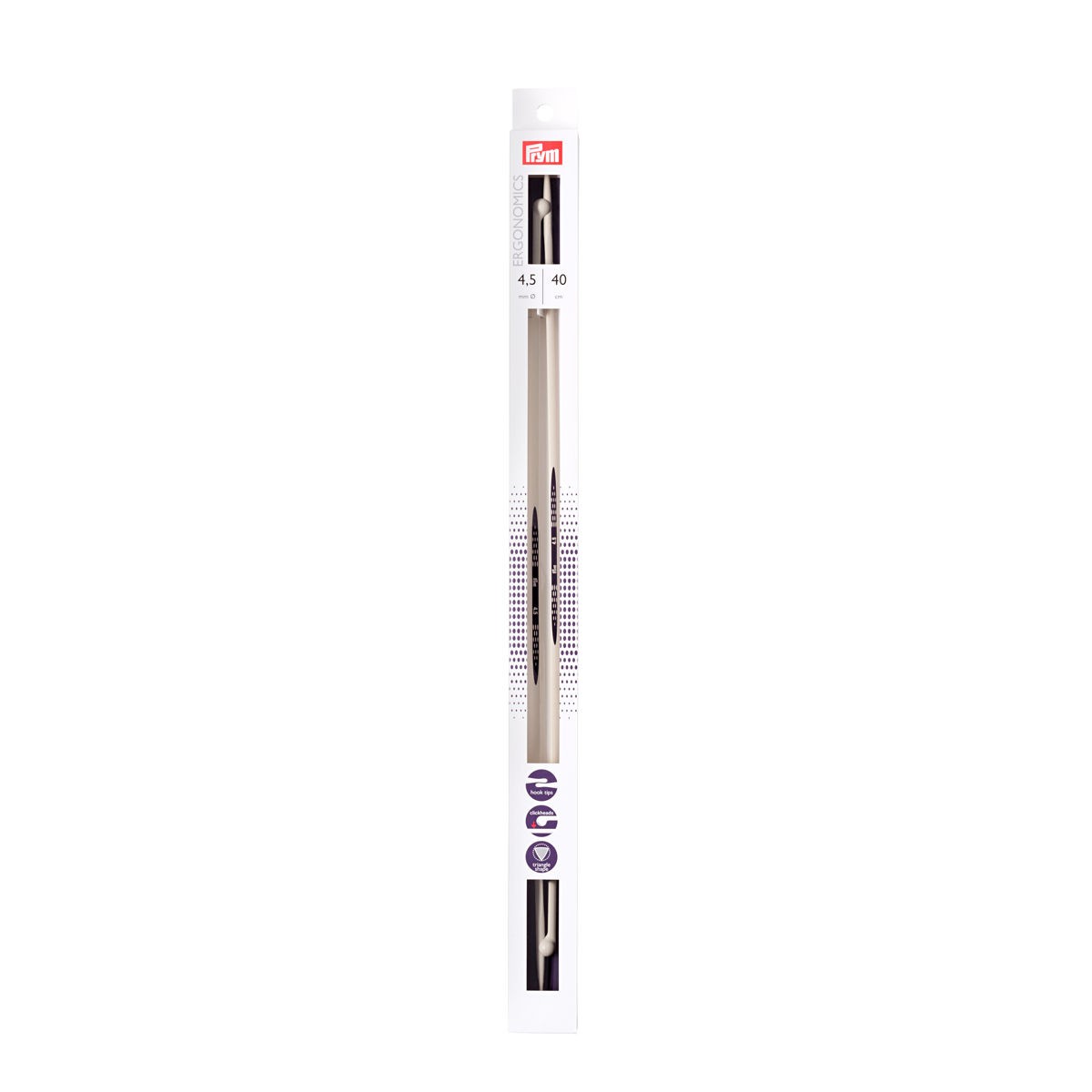 Prym - Ergonomic Knitting Needles 4,5 mm. 190407 - Ribes y Casals
