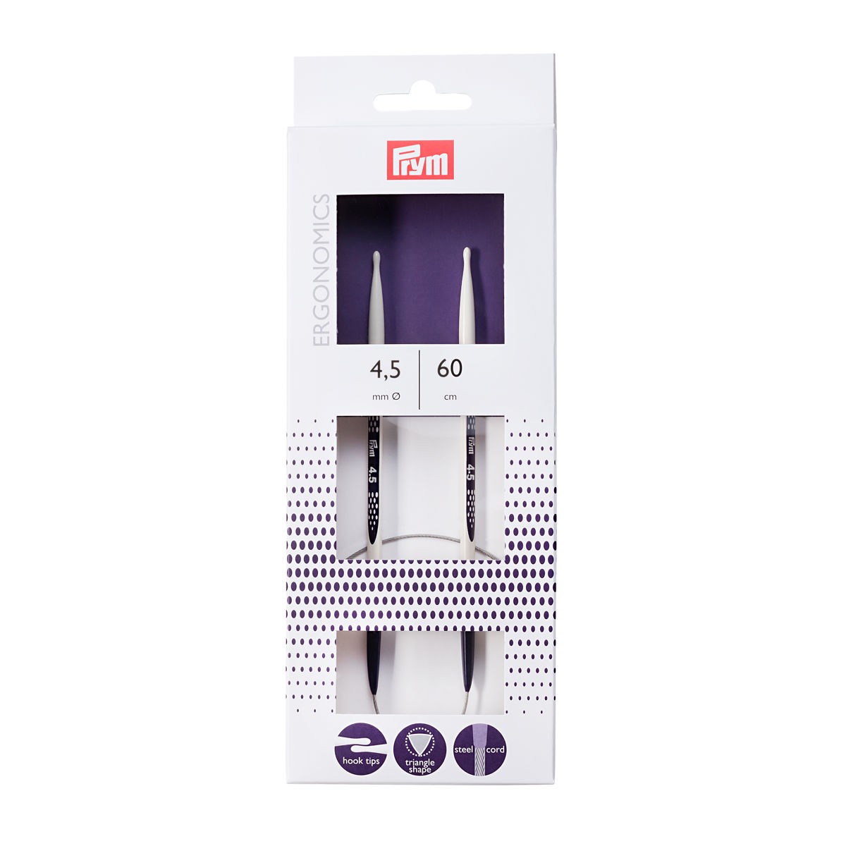 Prym - Ergonomic Knitting Needles 4.5 mm 215605 - Ribes y Casals