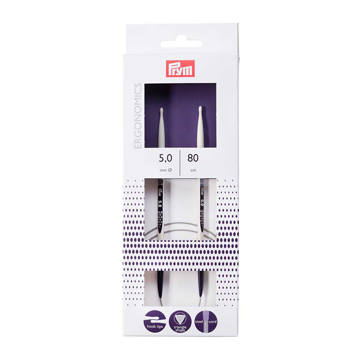 Prym - Ergonomic Knitting Needles 5 mm 215806 - Ribes y Casals