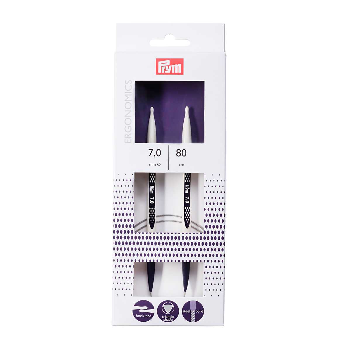 Prym - Ergonomic Knitting Needles 7 mm 215810 - Ribes y Casals
