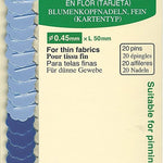 Clover Blue Flower Head Pin - Ribes y Casals
