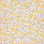Poppies Yellow Cotton Poplin - Ribes y Casals