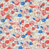 Poppies Red Cotton Poplin - Ribes y Casals