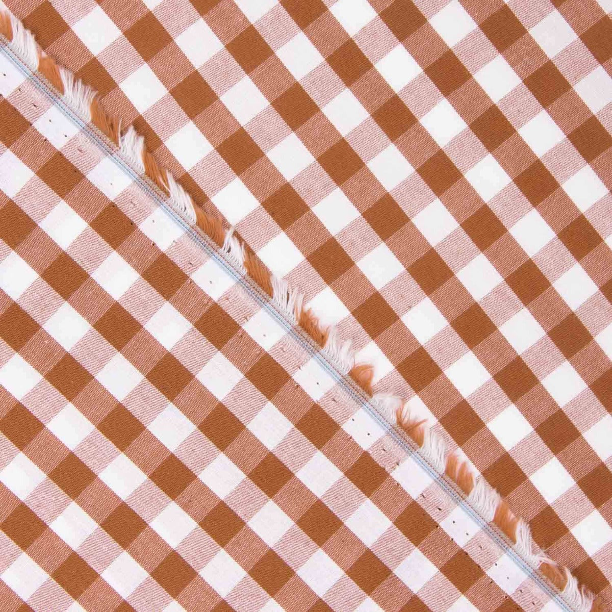 Clay Maxi Check Cotton Poplin - Ribes y Casals