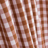 Clay Maxi Check Cotton Poplin - Ribes y Casals