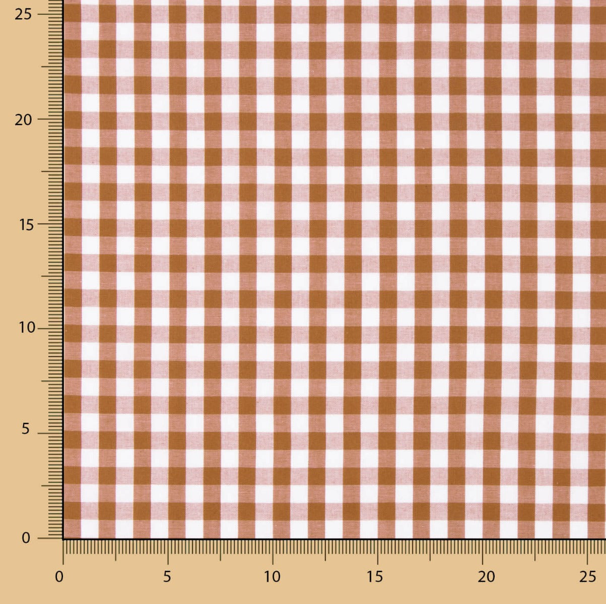 Clay Maxi Check Cotton Poplin - Ribes y Casals