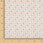 Viyela Cotton Pink Squares - Ribes y Casals