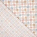 Viyela Cotton Pink Squares - Ribes y Casals