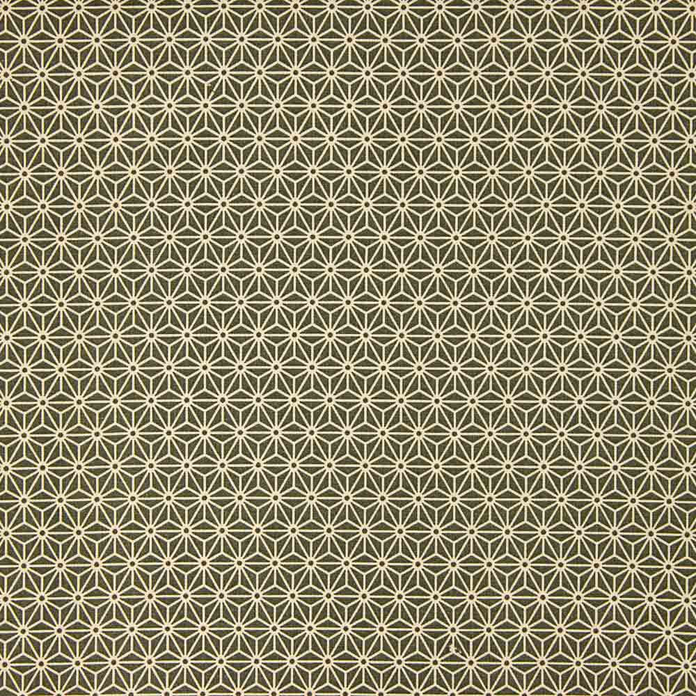Khaki 3D Stars Cotton Patchwork - Ribes y Casals