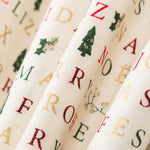 Scrap Algodón Feliz Navidad Crudo 90x140cm - Ribes y Casals