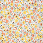 Cotton Poplin Flowers Sage Green - Ribes y Casals