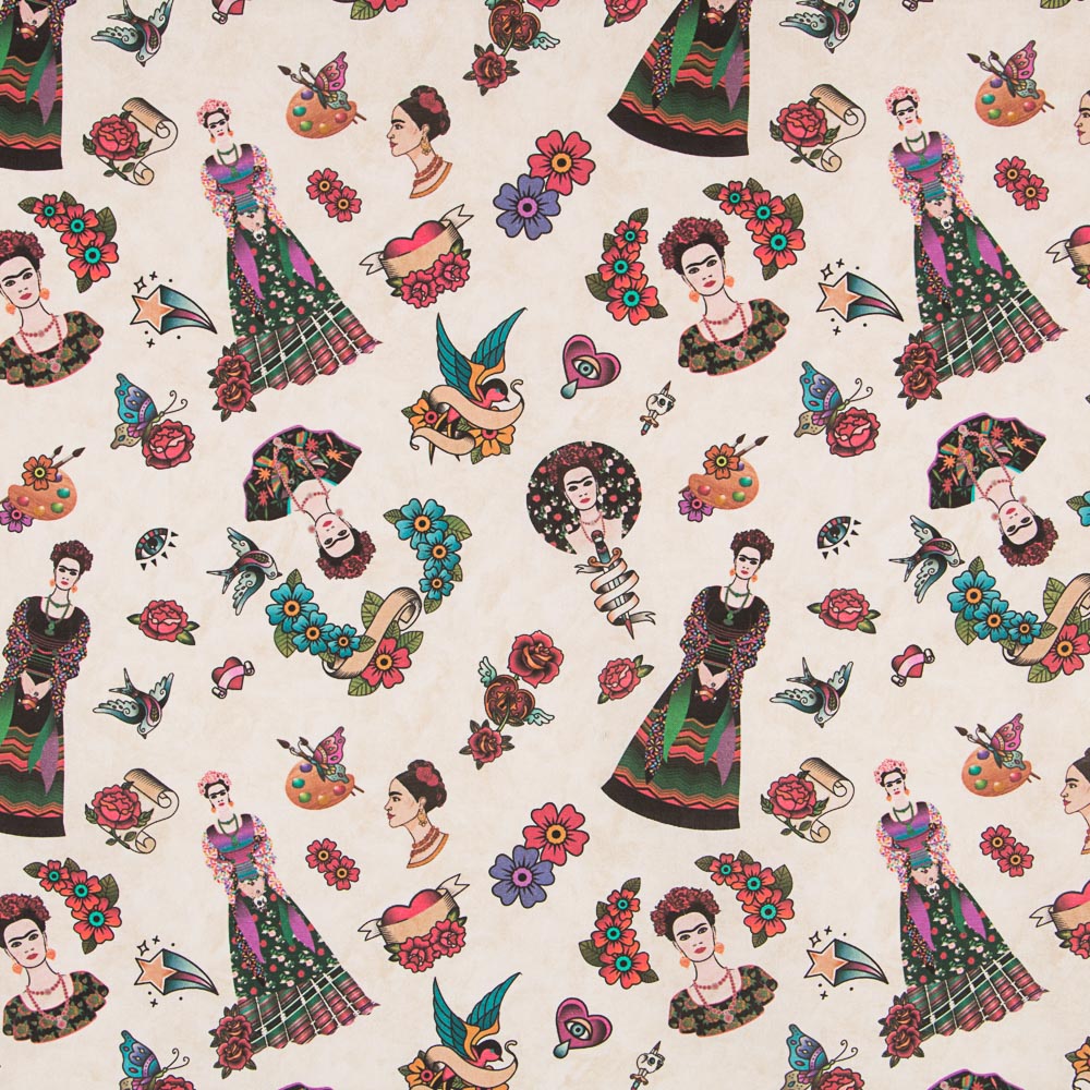 Algodón Frida Tattoo - Ribes y Casals