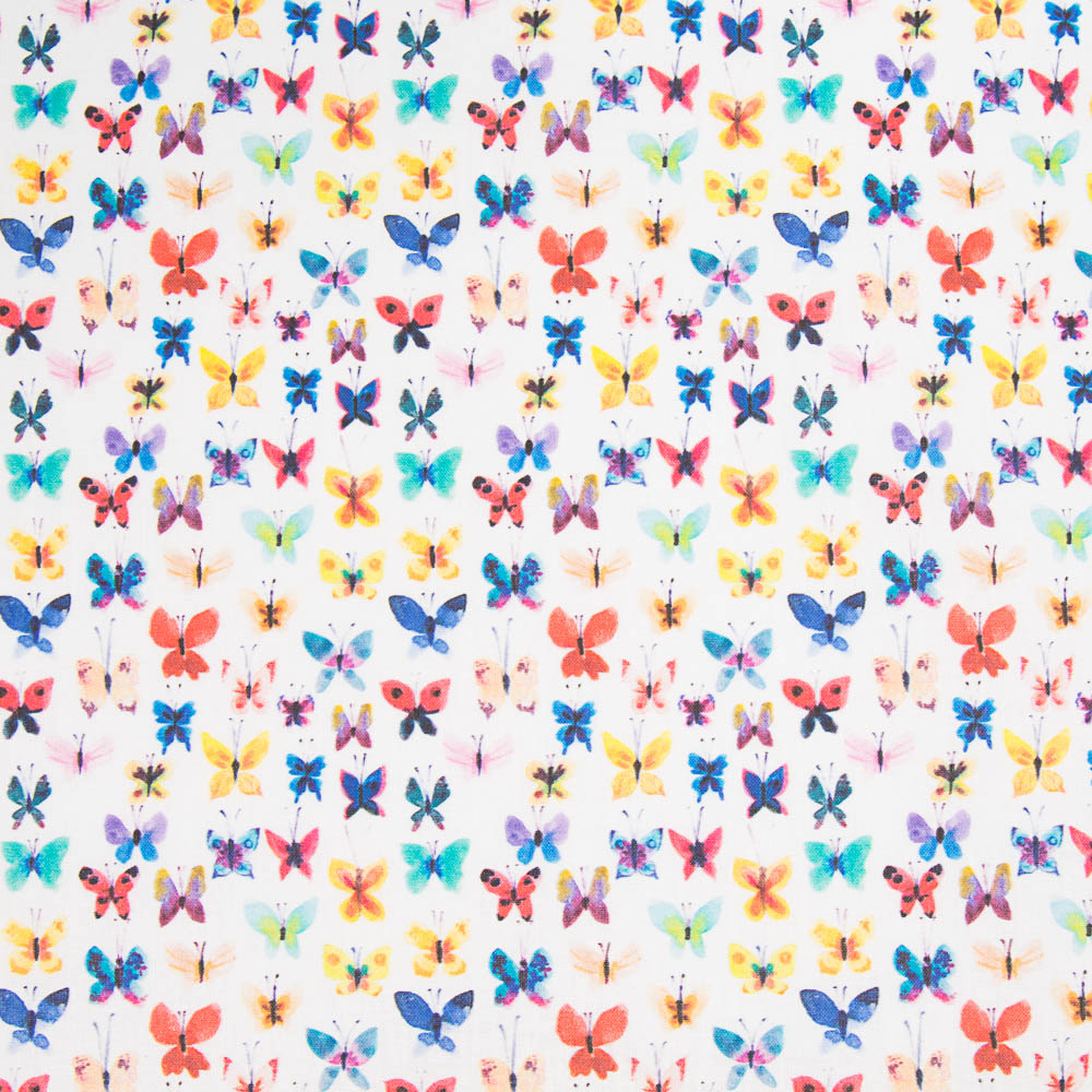 Algodón Mariposa Colores - Ribes y Casals
