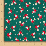 Scrap Algodón Papa Noel Regalos Verde 40x140cm - Ribes y Casals