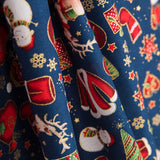 Retal Algodón Navidad Casaca Azul 95x140 cm - Ribes y Casals