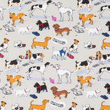 Algodón Perros Beige - Ribes y Casals
