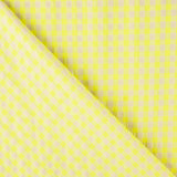 Lime Check Seersucker Cotton - Ribes y Casals