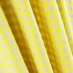 Lime Check Seersucker Cotton - Ribes y Casals