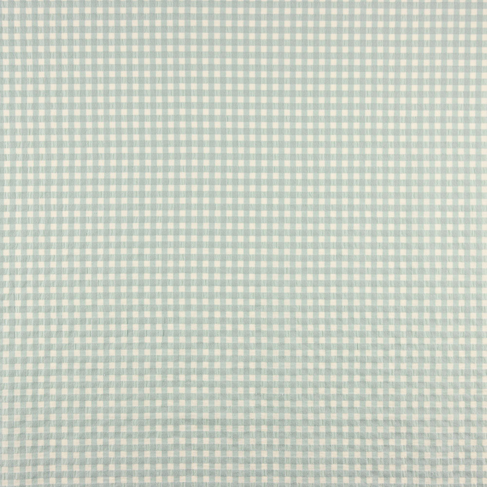Cotton Seersucker Medium Baltic Check - Ribes y Casals