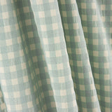 Cotton Seersucker Medium Baltic Check - Ribes y Casals