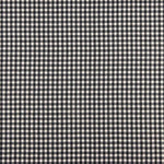 Black and White Medium Check Cotton Seersucker - Ribes y Casals