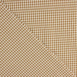 Retal Algodón Seersucker Cuadro Mini Marrón 140x140 cm - Ribes y Casals