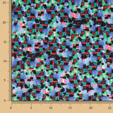 Cotton Spandex Blue Mosaic - Ribes y Casals