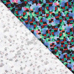 Cotton Spandex Blue Mosaic - Ribes y Casals