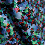 Cotton Spandex Blue Mosaic - Ribes y Casals