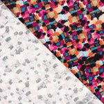 Cotton Spandex Pink Mosaic - Ribes y Casals