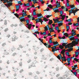 Cotton Spandex Pink Mosaic - Ribes y Casals