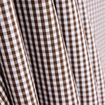 Mini Brown Gingham Cotton - Ribes y Casals