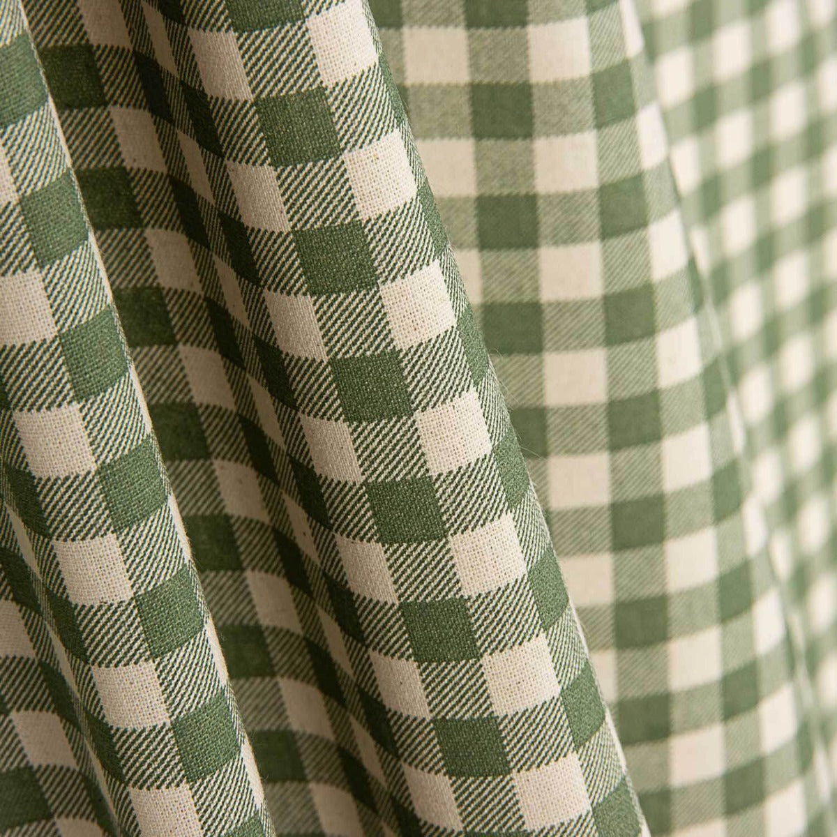 Forest Green Vichy Cotton - Ribes y Casals