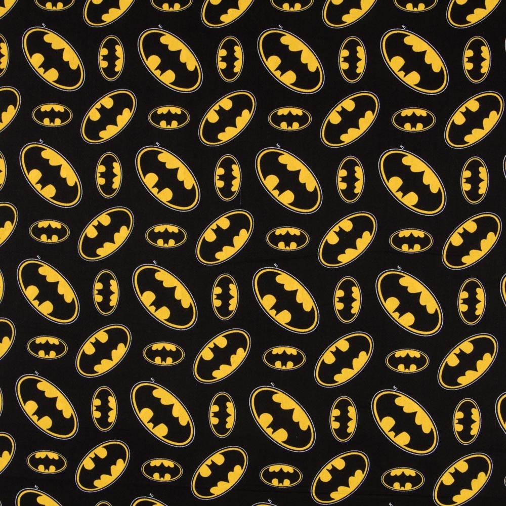 Cotton Fabric Batman Badge - Ribes y Casals