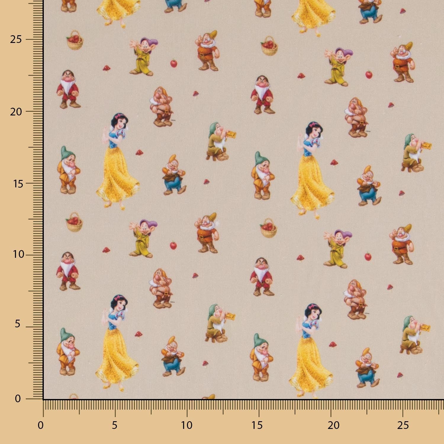Snow White Cotton Fabric - Ribes y Casals