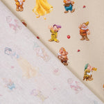 Snow White Cotton Fabric - Ribes y Casals
