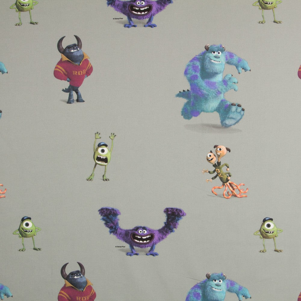 Disney Sheets Monsters, Inc. Grey - Ribes y Casals
