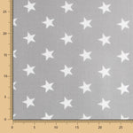 Waxed Cotton Grey Stars - Ribes y Casals