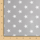 Waxed Cotton Grey Stars - Ribes y Casals